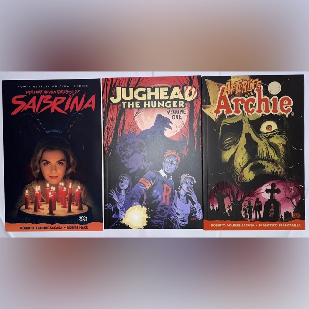 Archie Comics Lot of 3 Sabrina Jughead The Hunger Afterlife with Archie TPB NEW